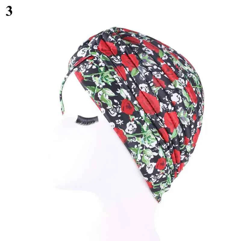 Fashion Muslim Turban Scarf for Women – Twisted Inner Hijab Cap Arab Head Wrap