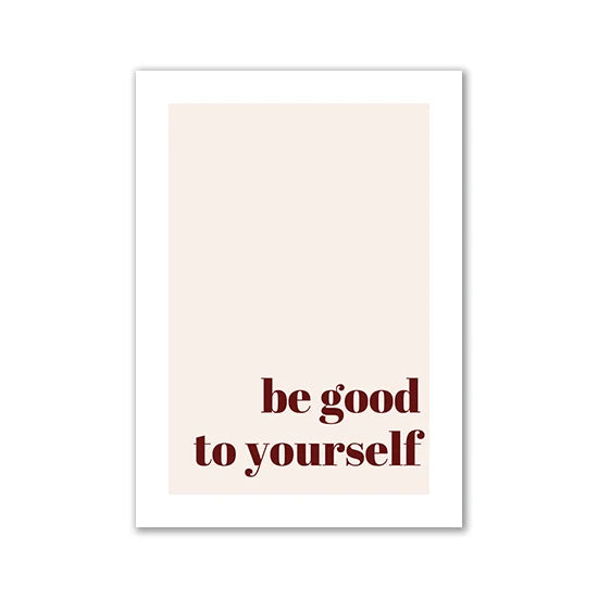 Nordic Motivational Text Art Posters and Prints Letters Canvas Painting Wall Art for Room Decoration Bedroom Home Wall Decor