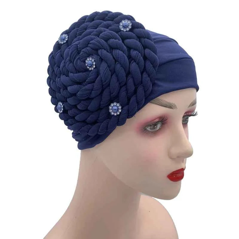 Trendy Braids Turban Bonnet – Ready-to-Wear Hijab & Muslim Headscarf