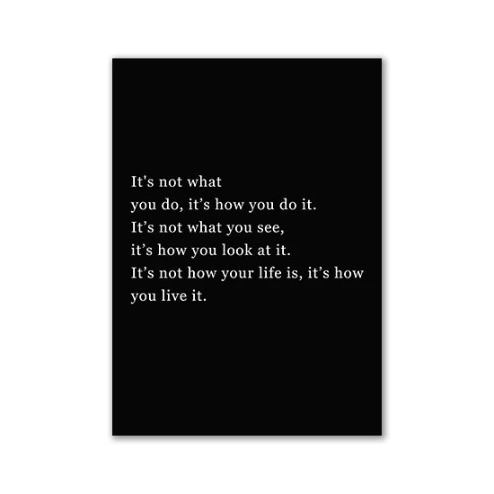 Nordic Motivational Text Art Posters and Prints Letters Canvas Painting Wall Art for Room Decoration Bedroom Home Wall Decor