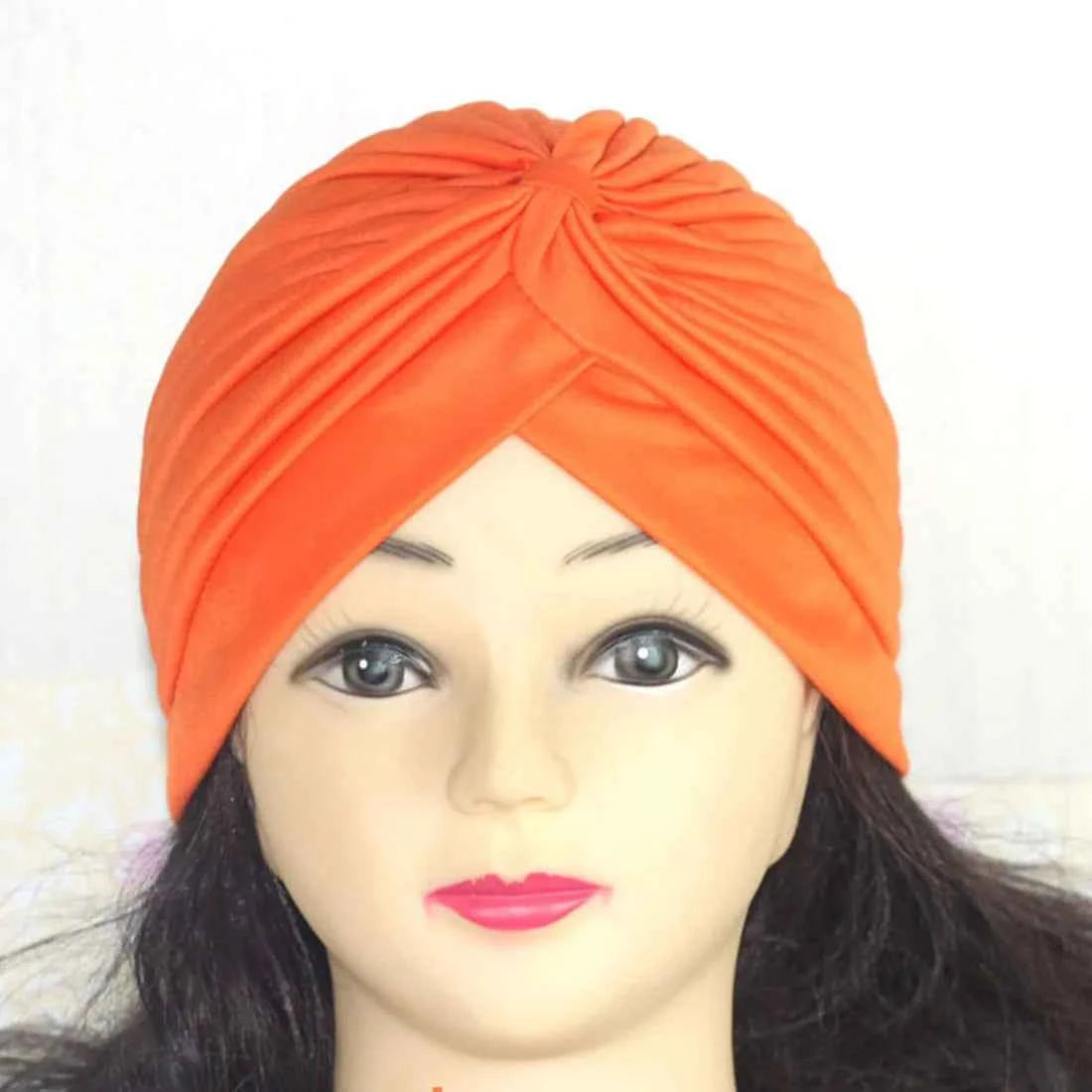 Fashion Muslim Turban Scarf for Women – Twisted Inner Hijab Cap Arab Head Wrap