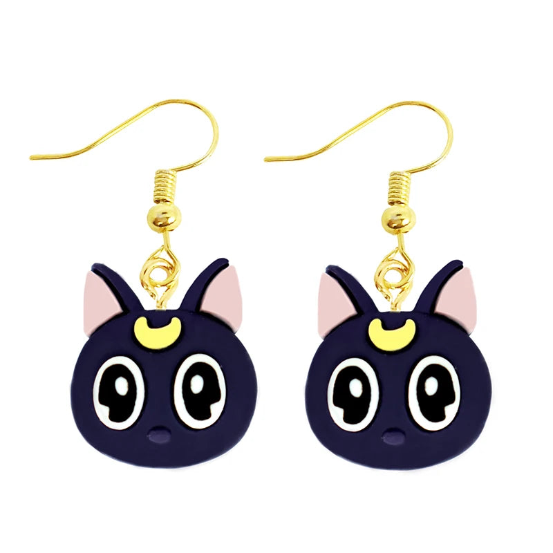 Women Earring Resin Drop Funny Custom Cute Girls Gift Eardrop Kids Animal Duck Frog Rabbit Owl Cub Gummy Flamingo