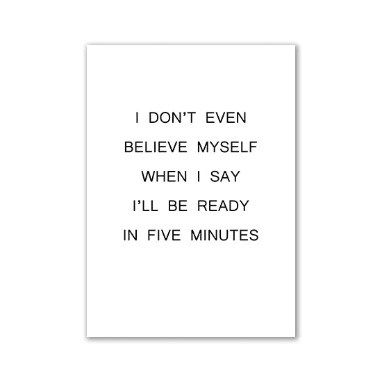 Nordic Motivational Text Art Posters and Prints Letters Canvas Painting Wall Art for Room Decoration Bedroom Home Wall Decor