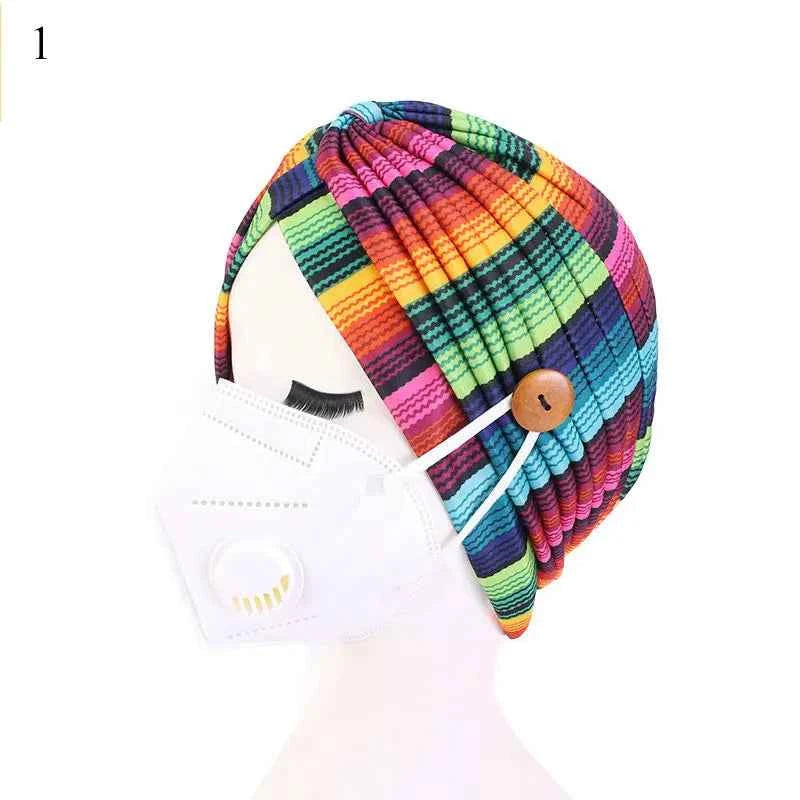 Fashion Muslim Turban Scarf for Women – Twisted Inner Hijab Cap Arab Head Wrap