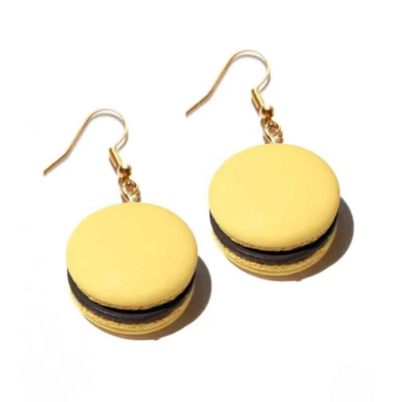 Earring For Women Resin Drop Custom Made Handmade Cute Girls Sweet Gift Cookies Macaron Cake Food Donuts