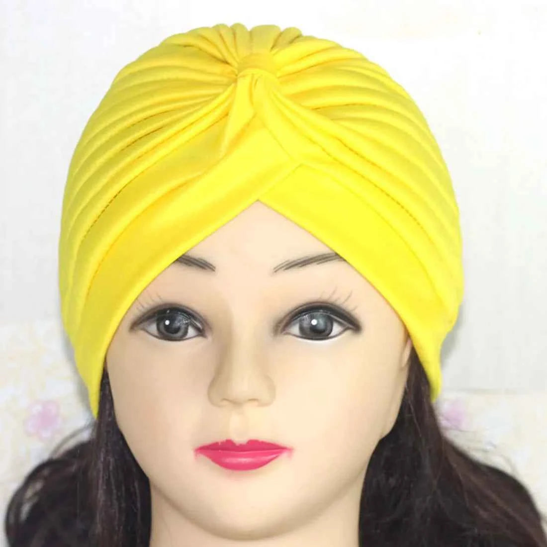 Fashion Muslim Turban Scarf for Women – Twisted Inner Hijab Cap Arab Head Wrap