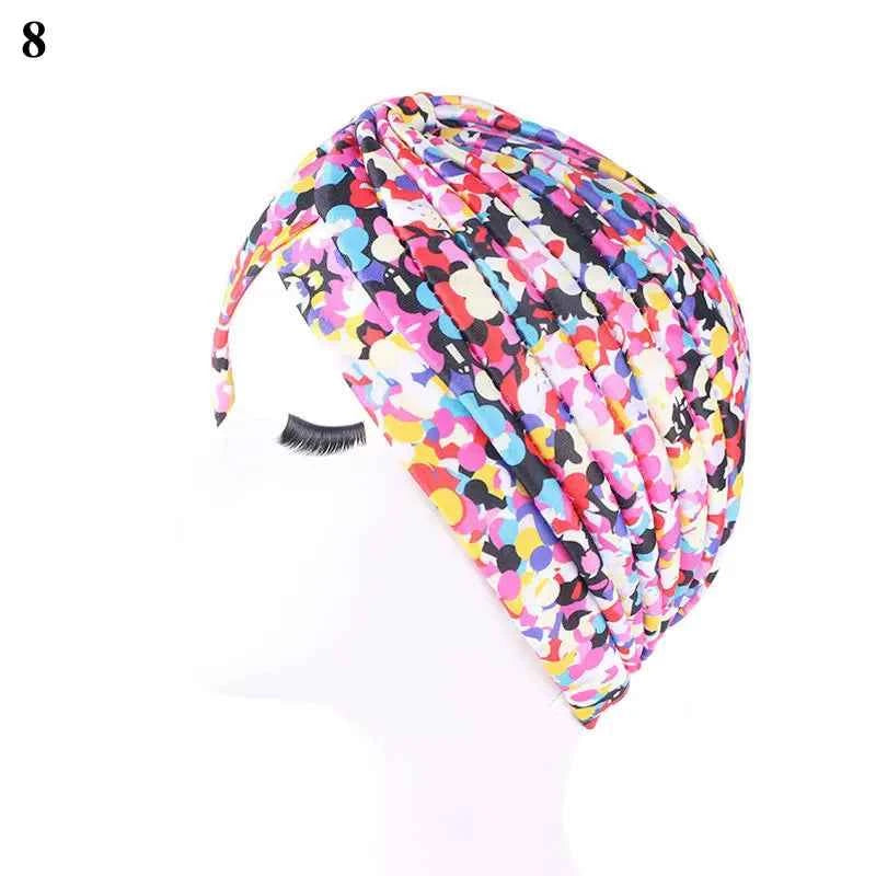 Fashion Muslim Turban Scarf for Women – Twisted Inner Hijab Cap Arab Head Wrap