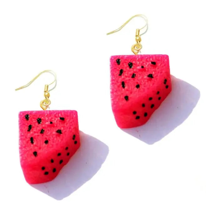 Earring For Women Resin Drop Custom Made Handmade Cute Girls Gift Eardrop Eardrop Popcorn Chocolate Fries Ice Cream