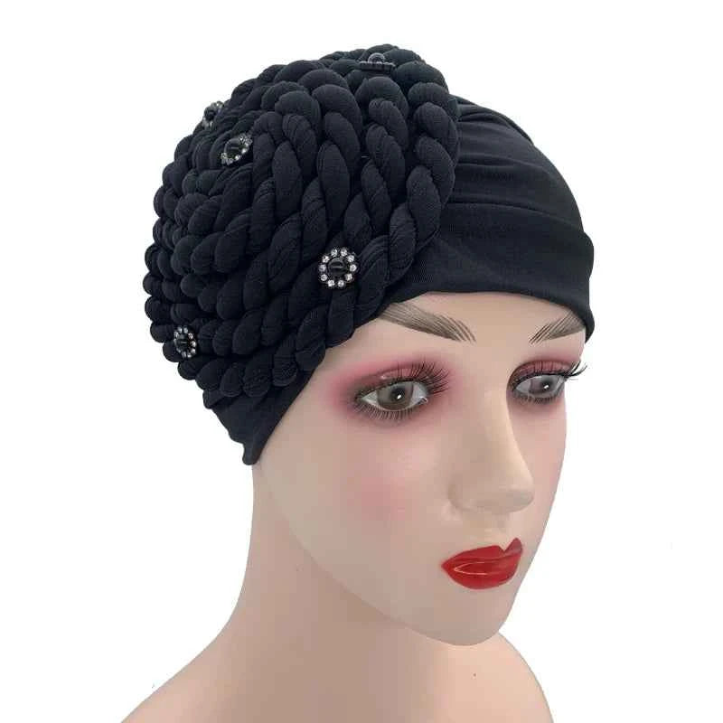 Trendy Braids Turban Bonnet – Ready-to-Wear Hijab & Muslim Headscarf