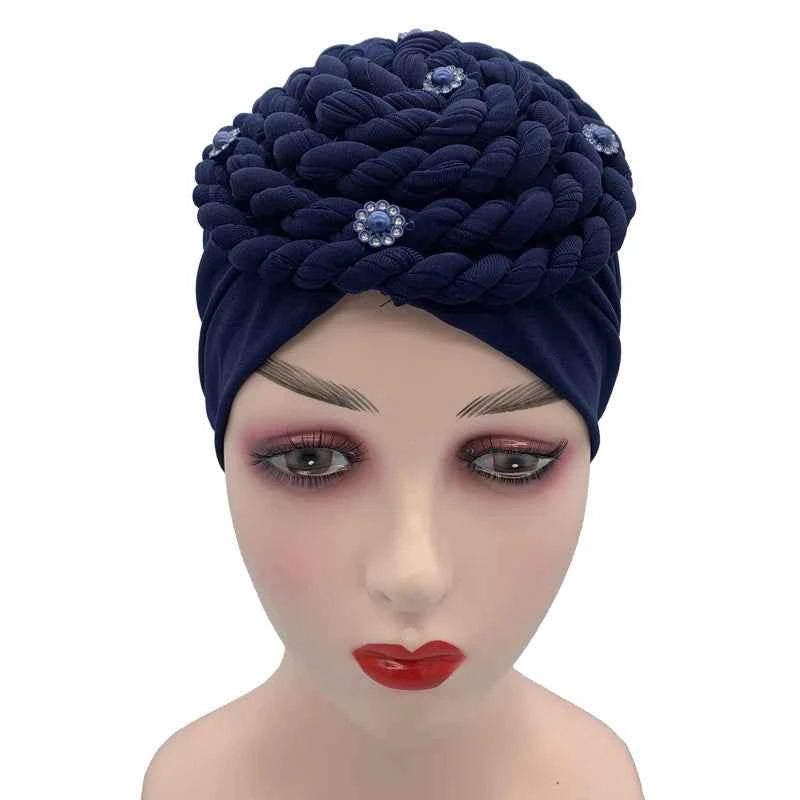 Trendy Braids Turban Bonnet – Ready-to-Wear Hijab & Muslim Headscarf