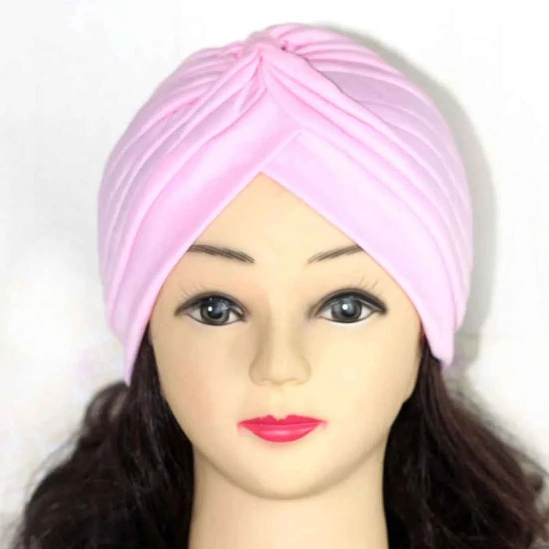 Fashion Muslim Turban Scarf for Women – Twisted Inner Hijab Cap Arab Head Wrap