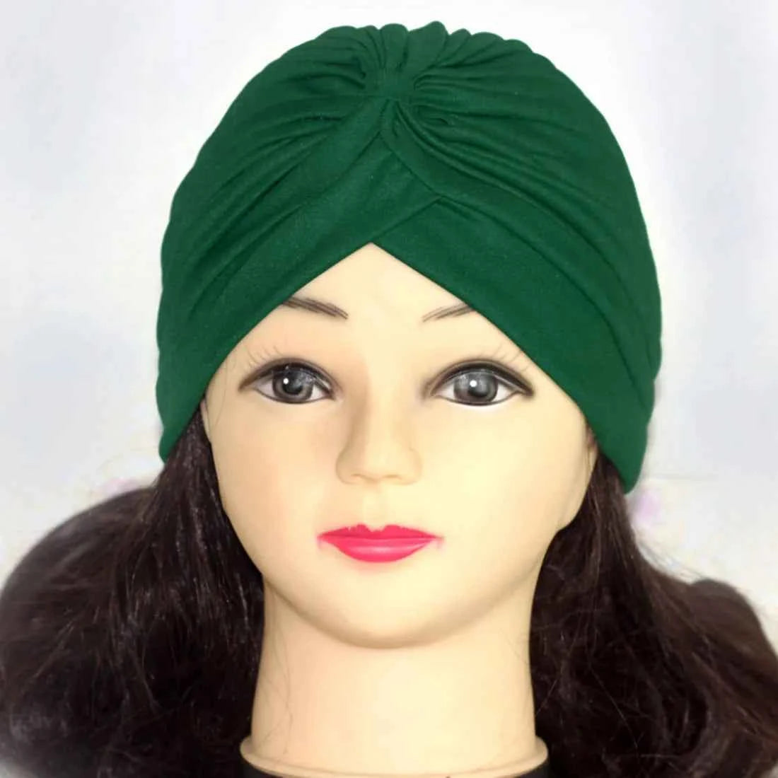 Fashion Muslim Turban Scarf for Women – Twisted Inner Hijab Cap Arab Head Wrap
