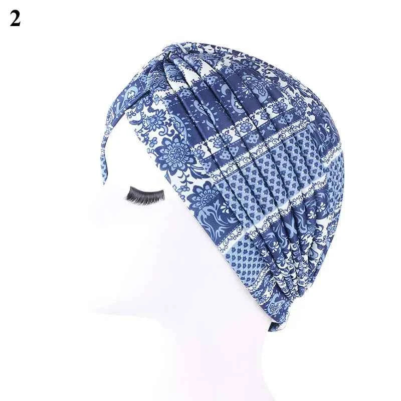 Fashion Muslim Turban Scarf for Women – Twisted Inner Hijab Cap Arab Head Wrap