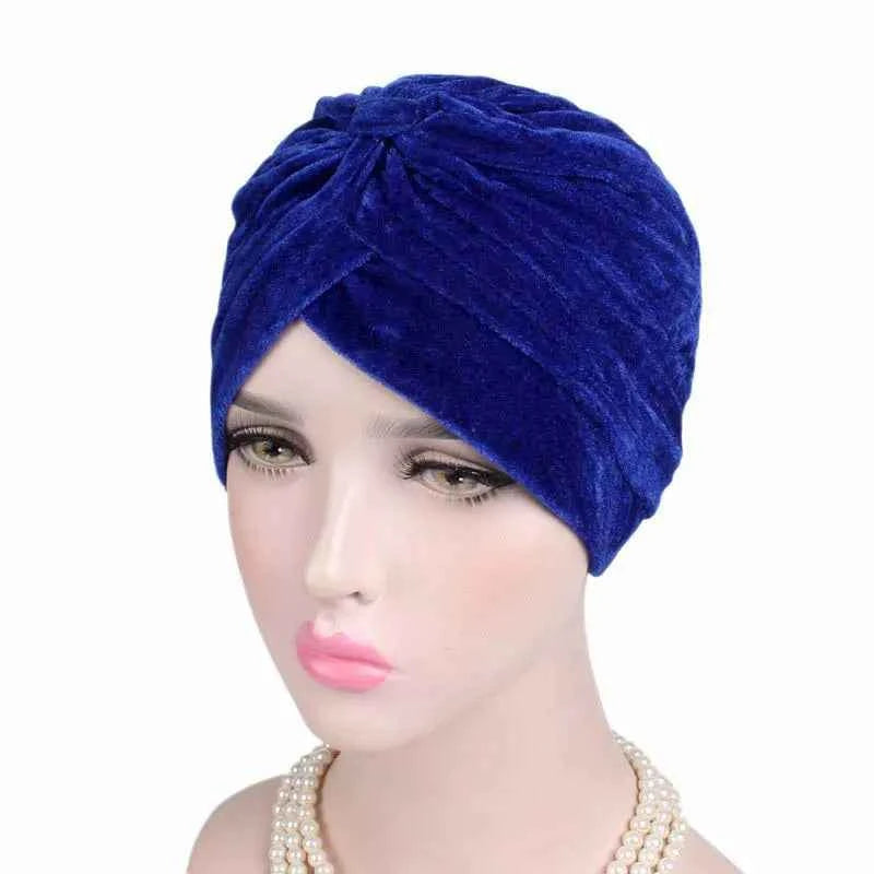 Fashion Muslim Turban Scarf for Women – Twisted Inner Hijab Cap Arab Head Wrap
