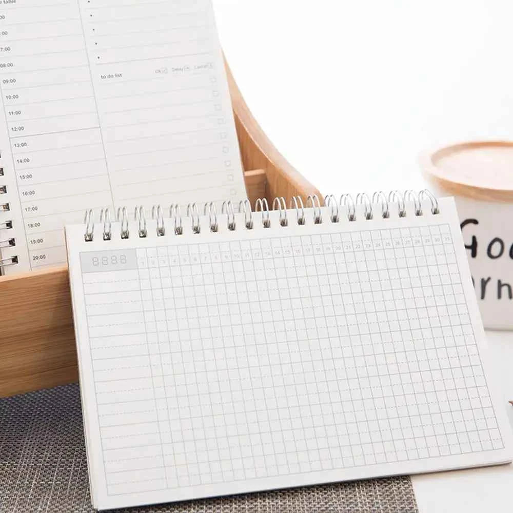 Daily Weekly Monthly Planning Schedule Retro Coil Coil Planner This To Do List Organizer Improve Productivity Manual