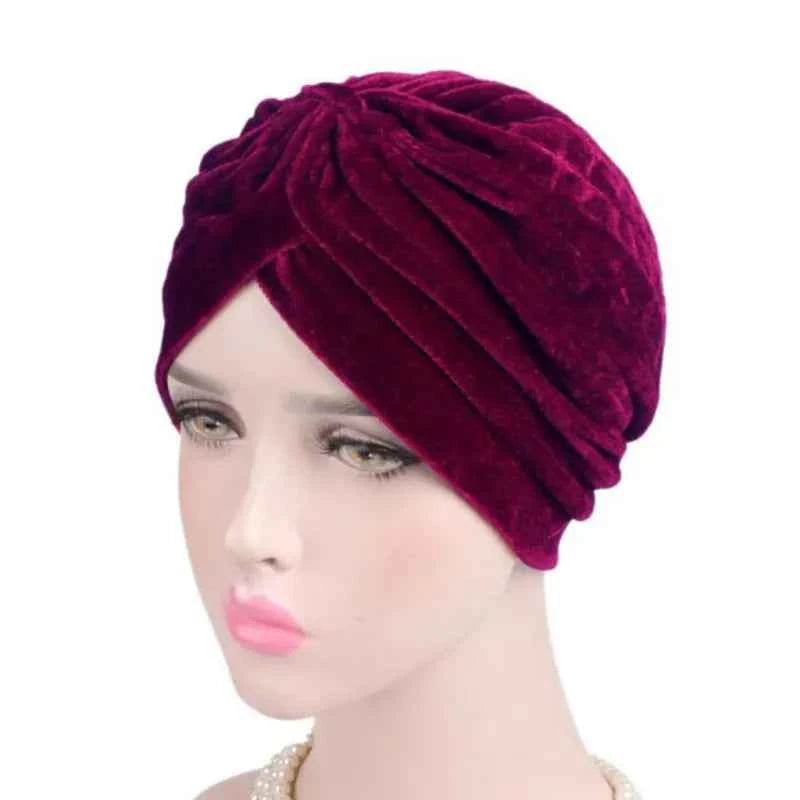 Fashion Muslim Turban Scarf for Women – Twisted Inner Hijab Cap Arab Head Wrap