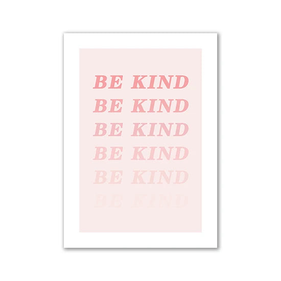 Nordic Motivational Text Art Posters and Prints Letters Canvas Painting Wall Art for Room Decoration Bedroom Home Wall Decor