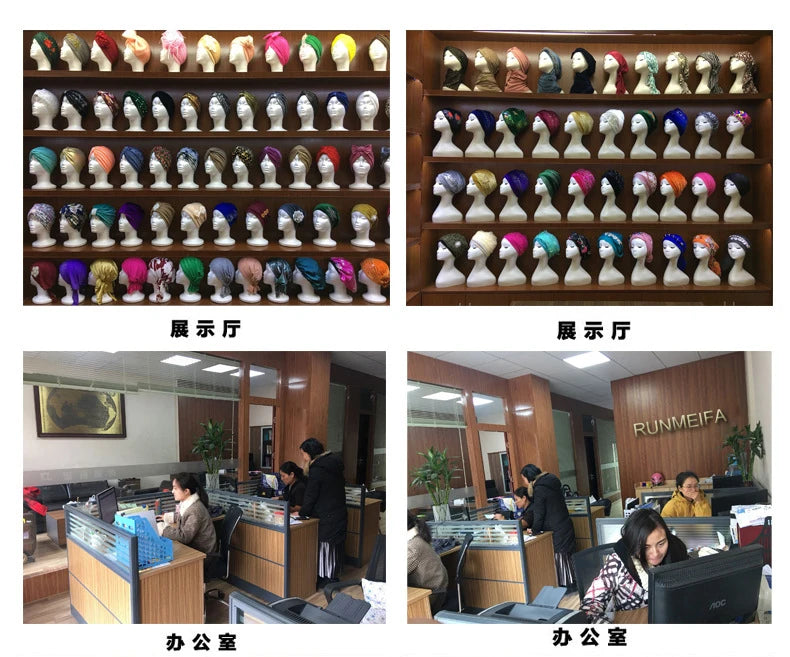 Head Scarf for Muslim Women Solid Cotton Turban Bonnet Hijab Caps White Pearl Inner Hijabs Femme Musulman Arab Wrap Turbantes - NamafadStore