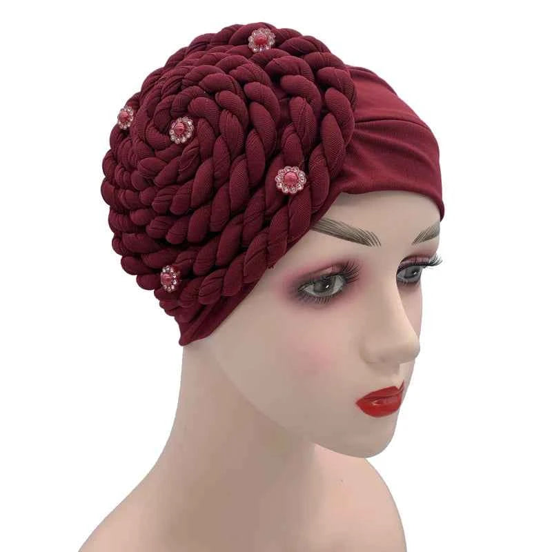 Trendy Braids Turban Bonnet – Ready-to-Wear Hijab & Muslim Headscarf