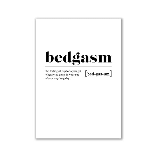 Nordic Motivational Text Art Posters and Prints Letters Canvas Painting Wall Art for Room Decoration Bedroom Home Wall Decor