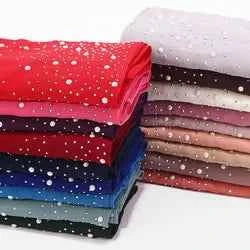 2026 Muslim Fashion Women Crinkle Hijab Scarf Soft Solid Head Scarves Turban Shawls and Wraps Hijab femme musulman kopftuch