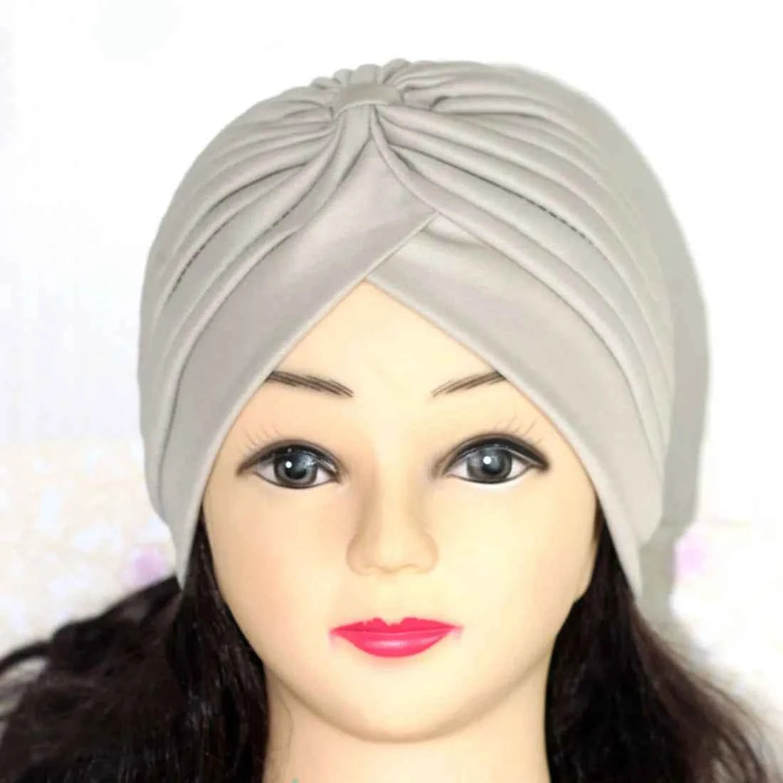 Fashion Muslim Turban Scarf for Women – Twisted Inner Hijab Cap Arab Head Wrap