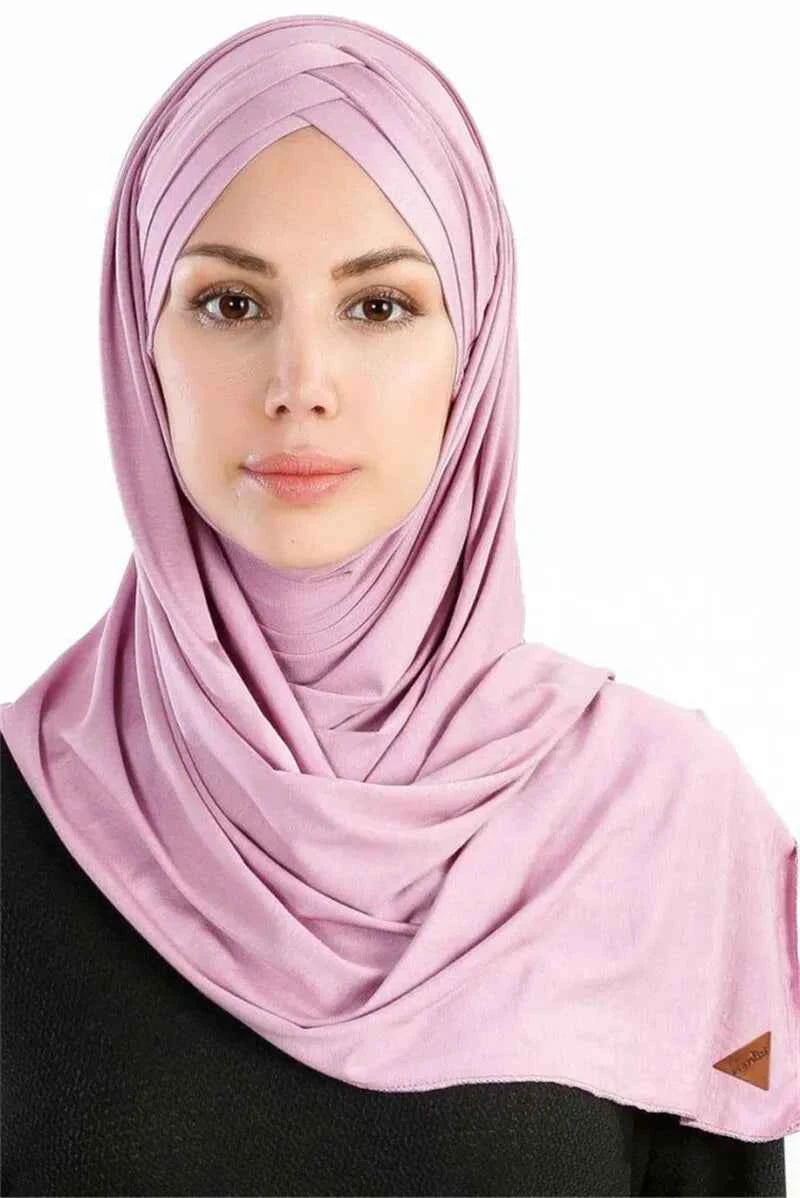 2020 muslim jersey instant hijab scarf for women femme musulman ready to wear hijabs underscarf cap and headscarf two in one