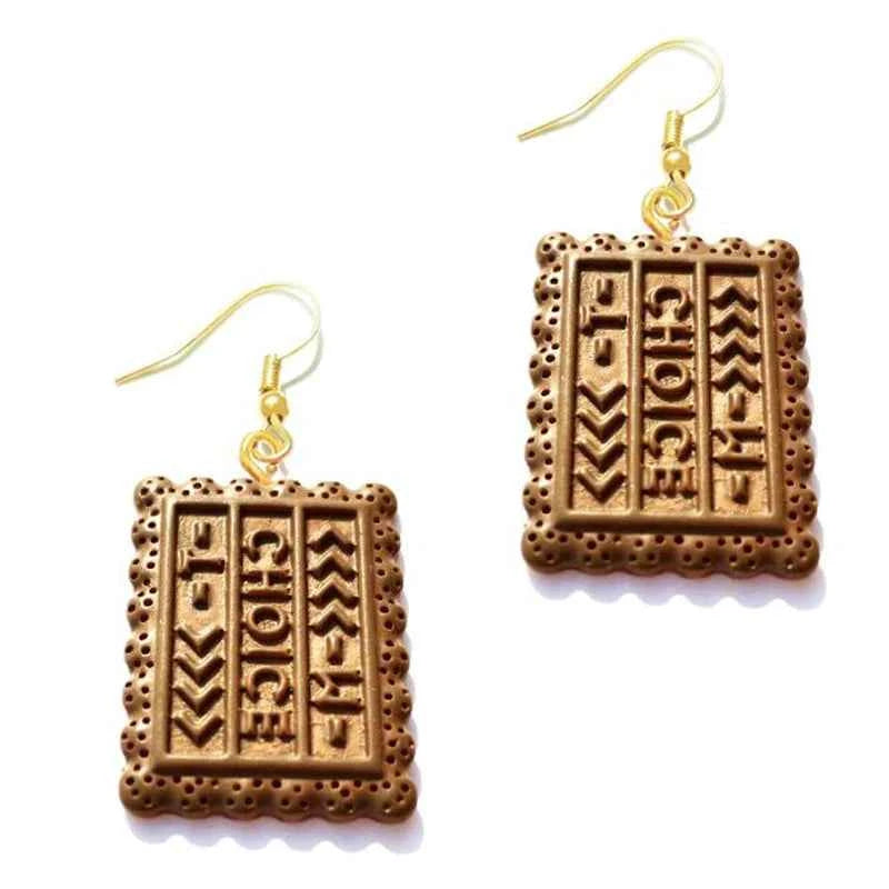 Earring For Women Resin Drop Custom Made Handmade Cute Girls Sweet Gift Cookies Macaron Cake Food Donuts
