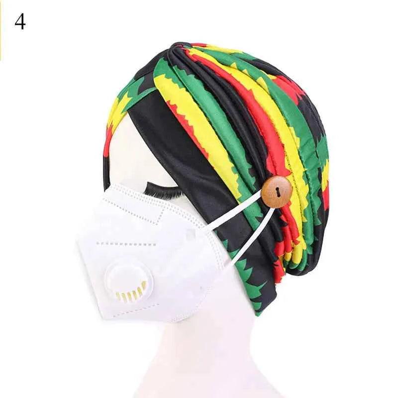 Fashion Muslim Turban Scarf for Women – Twisted Inner Hijab Cap Arab Head Wrap