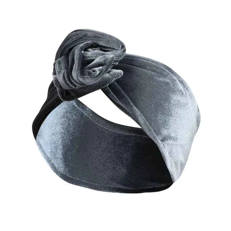 2022 New Fashion Women Folding Iron Wire Headband Bohemian Girl Cross Turban Bandanas Print Hairbands Hair Accessories
