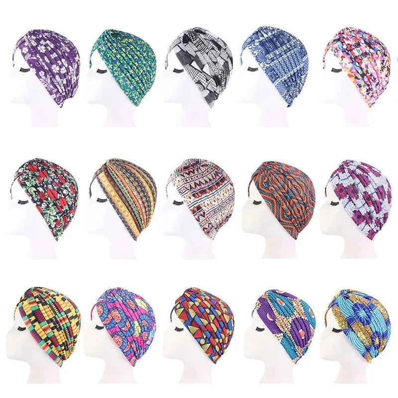 Fashion Muslim Turban Scarf for Women – Twisted Inner Hijab Cap Arab Head Wrap