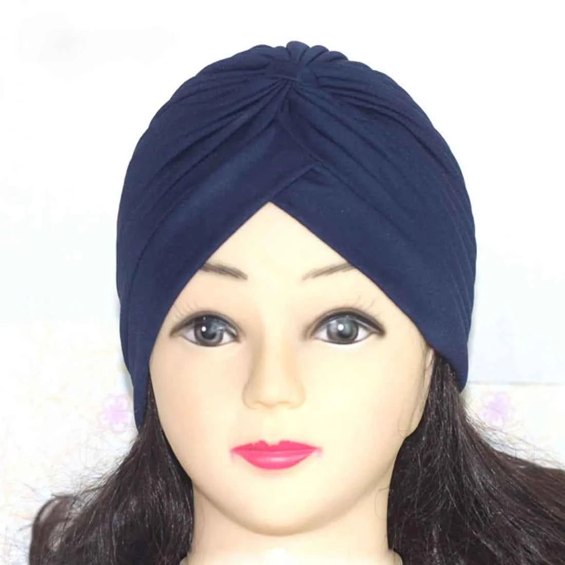Fashion Muslim Turban Scarf for Women – Twisted Inner Hijab Cap Arab Head Wrap