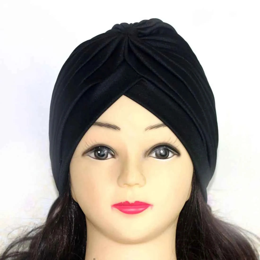 Fashion Muslim Turban Scarf for Women – Twisted Inner Hijab Cap Arab Head Wrap