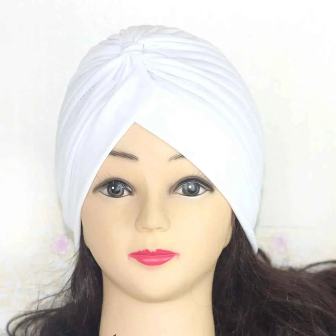 Fashion Muslim Turban Scarf for Women – Twisted Inner Hijab Cap Arab Head Wrap