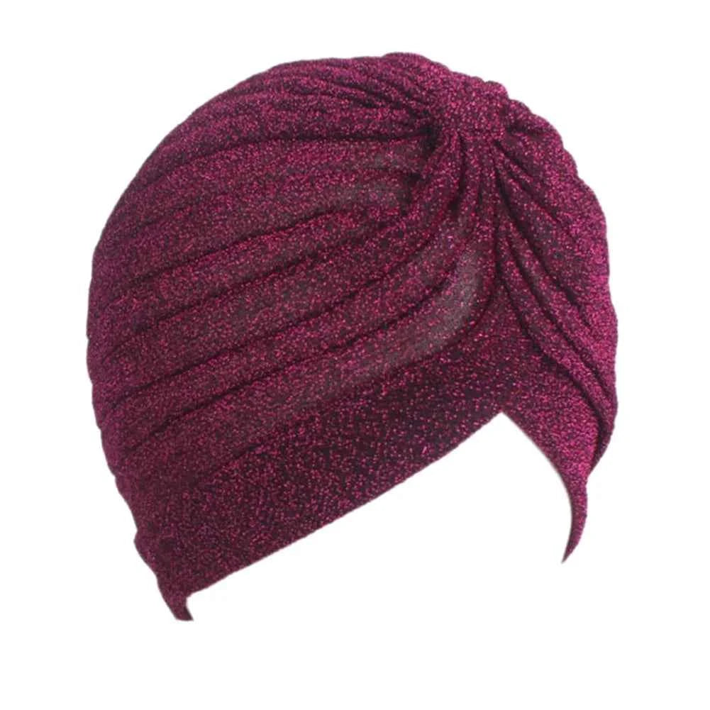 Fashion Muslim Turban Scarf for Women – Twisted Inner Hijab Cap Arab Head Wrap