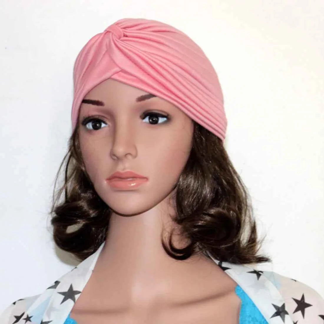 Fashion Muslim Turban Scarf for Women – Twisted Inner Hijab Cap Arab Head Wrap