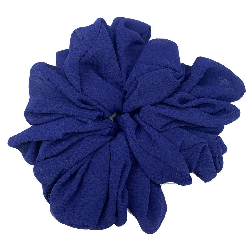 Large stretchy no-slip Hijab volumizers Chiffon hair volumizing scrunchies women hair ties muslim rubbler band hair accessories - NamafadStore