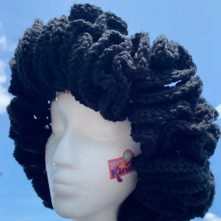 Handmade Knitting Woolen Hat Multi-color Lace Lotus Leaf Edge  Breathable Knitted Hat Street Style Hip-hop Hat - NamafadStore