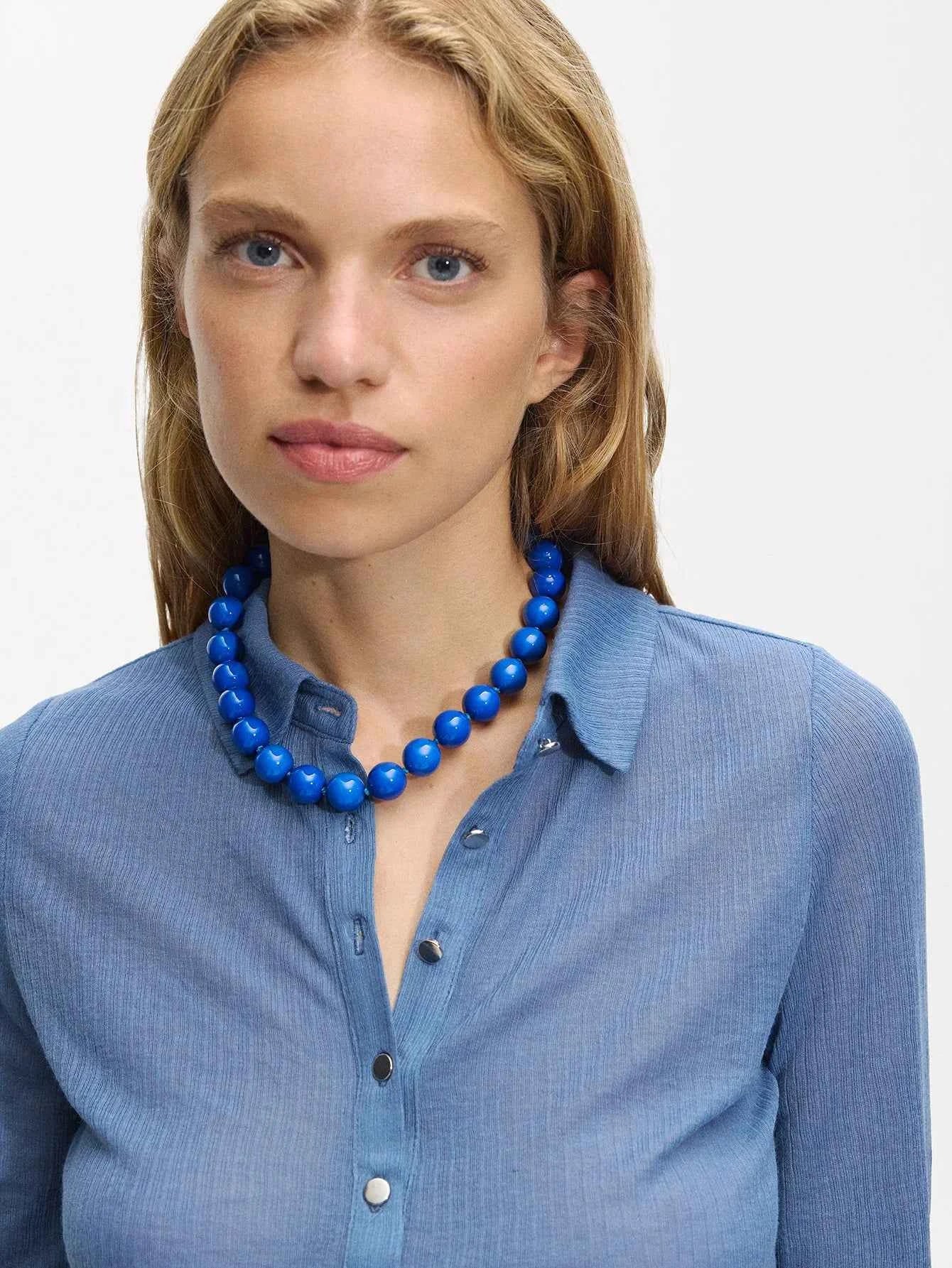 Bohemia Bead Round Colourfulne Neckalce for Women Fashion Banquet Colorful Geometric Holiday Jewelry Party Gifts