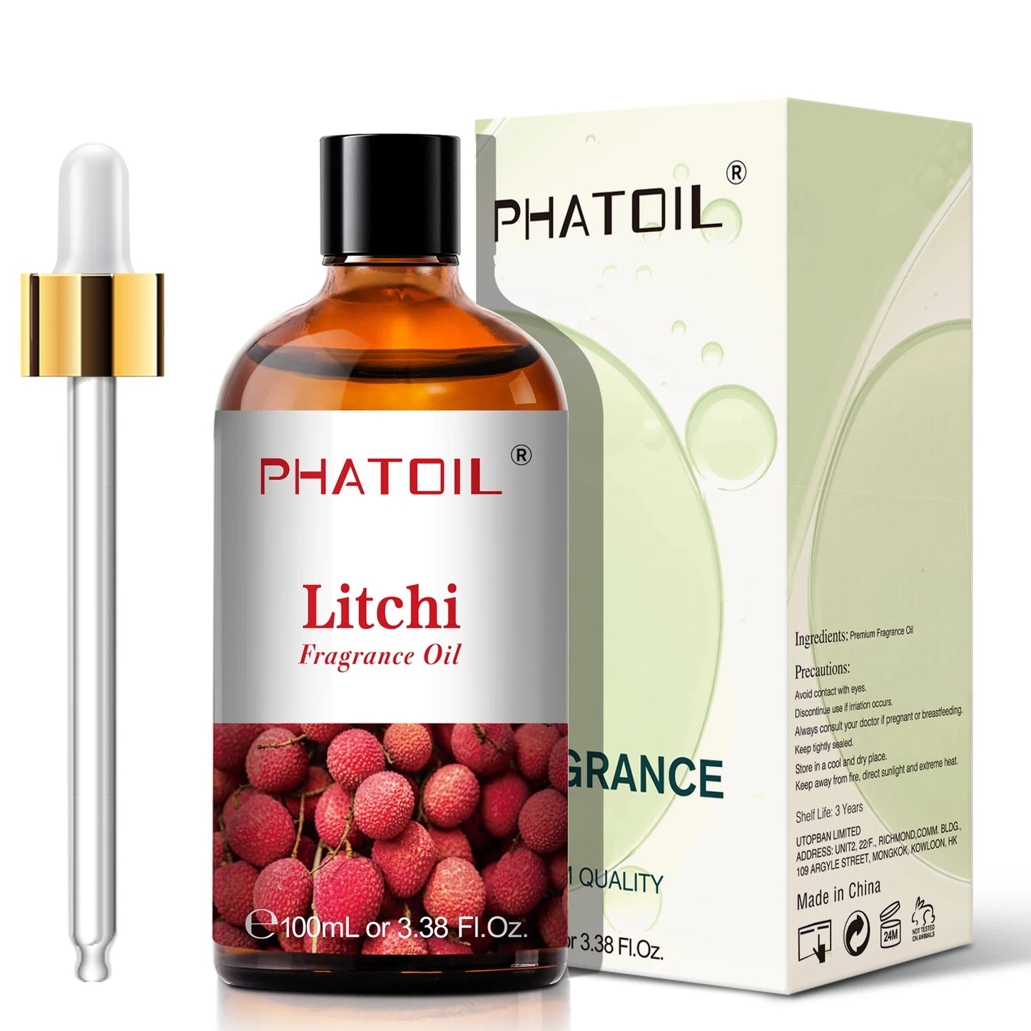 PHATOIL 100ml Sweet Fruity Fragrance Oil for Diffuser Candles Making -Coconut & Vanilla Strawberry Lemon Peach Pear Aroma Oil - NamafadStore