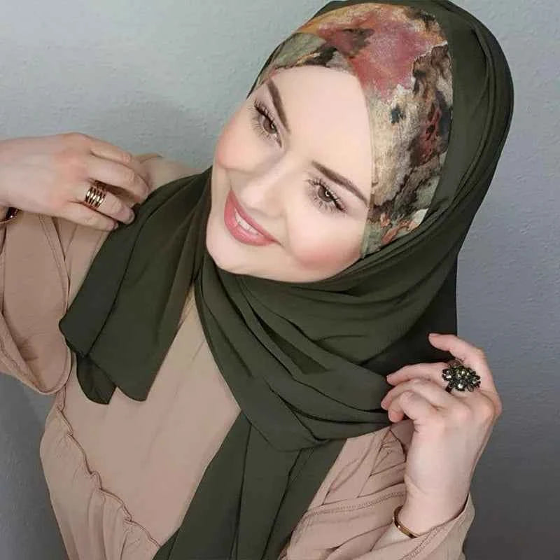 Muslim Modal Scarf Silk Abaya Hijab Islamic Jersey Hijabs For Woman Abayas Dress Turbans Crinkle Turban Instant Arabic Head