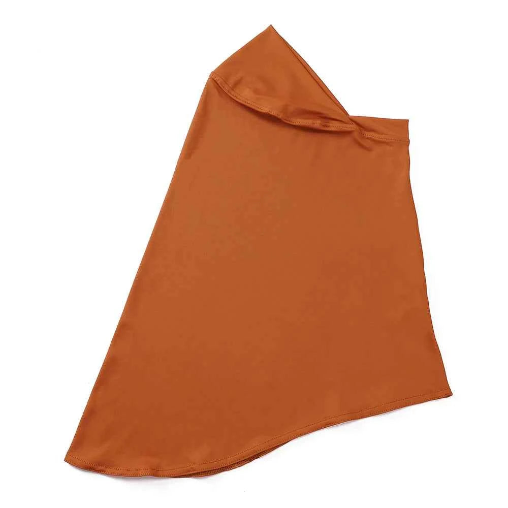 Islamic Full Cover Underscarf Stretch Turban Cap Hijab Bonnet Ready to Wear Snap Fastener Instant Hijab for Muslim Women