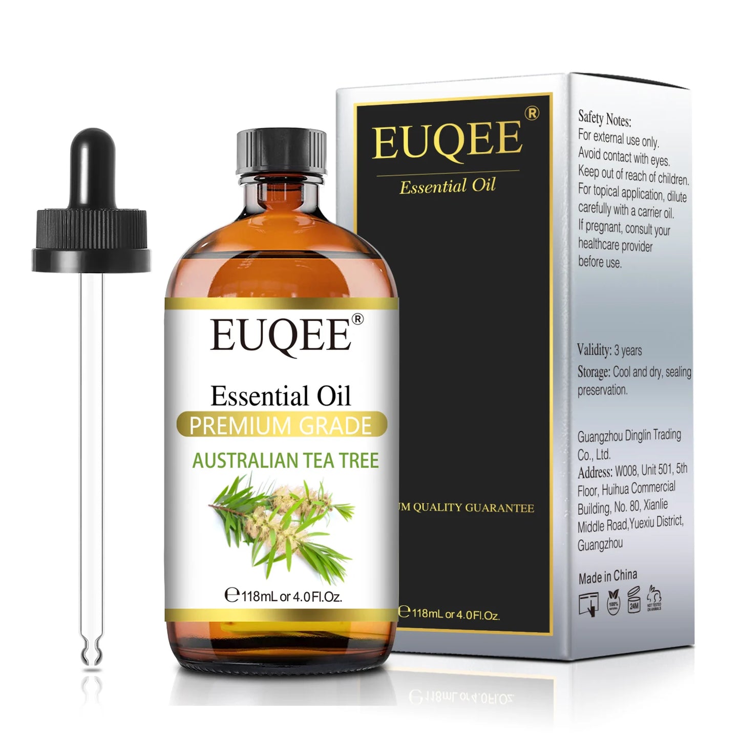 EUQEE 4 Fl Oz Essential Oils for Aromatherapy Humidifiers Aromatic Diffuser Making Scents Candle Handmade Soap Home Fragrance - NamafadStore