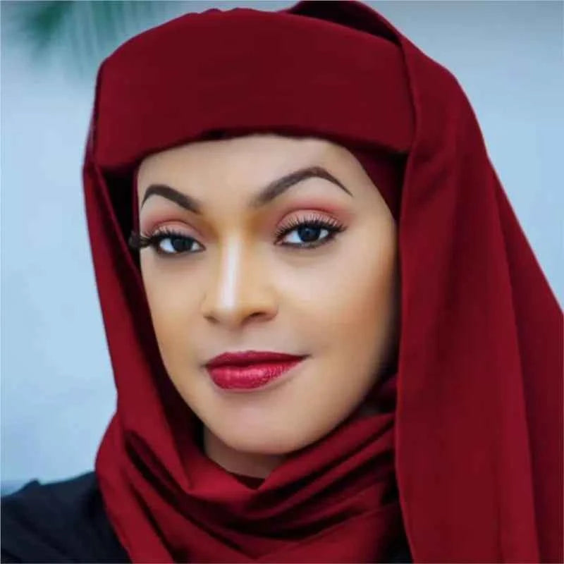 Glitter Full Body Pleated Turban Cap for Women 2025 Lady Head Wraps Muslim Headscarf Hat Turbante Mujer African Headpiece