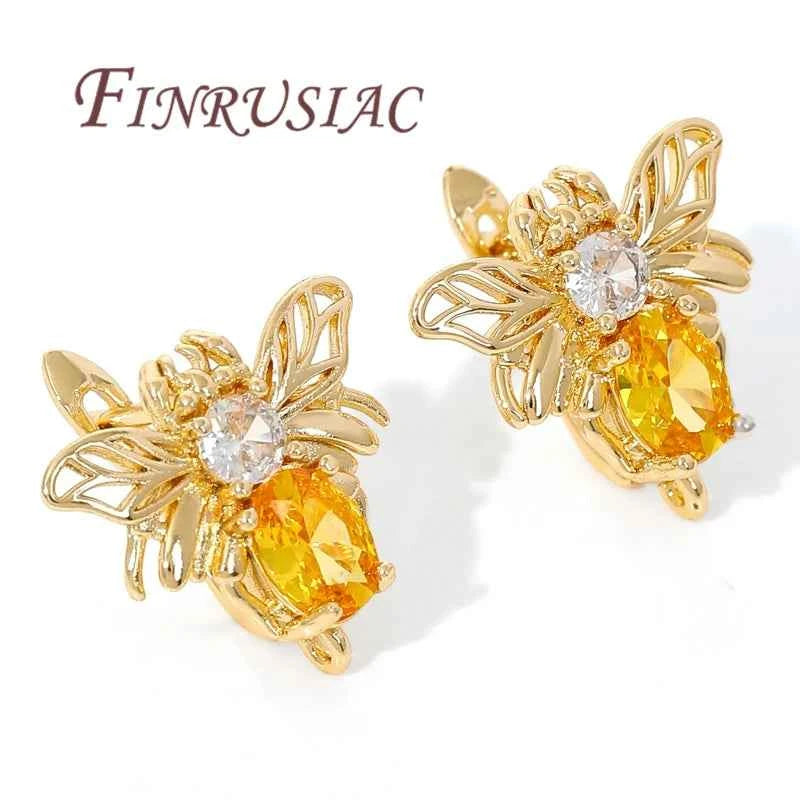 18K Real Gold Plated Earwires,Earring Fixtures,DIY Women's Earrings Jewelry Making Accessories,Luxury Earring Hooks Clasps