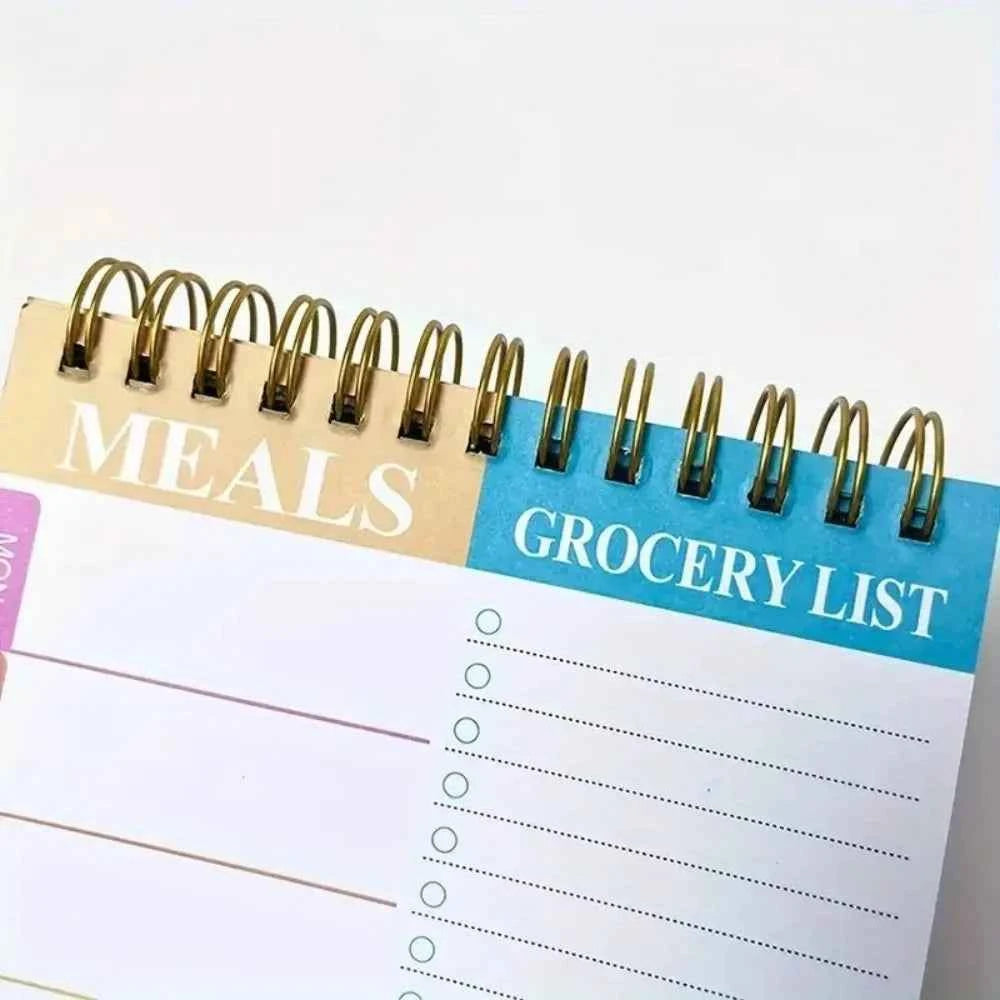 Wide To Do Planner Weekly Planning Notepad Schedules Stationery Weekly Meal Planner Pad Undated A5 Notebook Planner