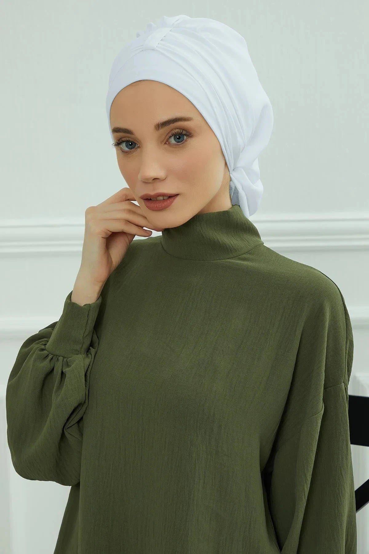 Muslim Solid Instant Turban Hat Hijab Women Caps Islamic Bandana Bonnet Fashion - NamafadStore