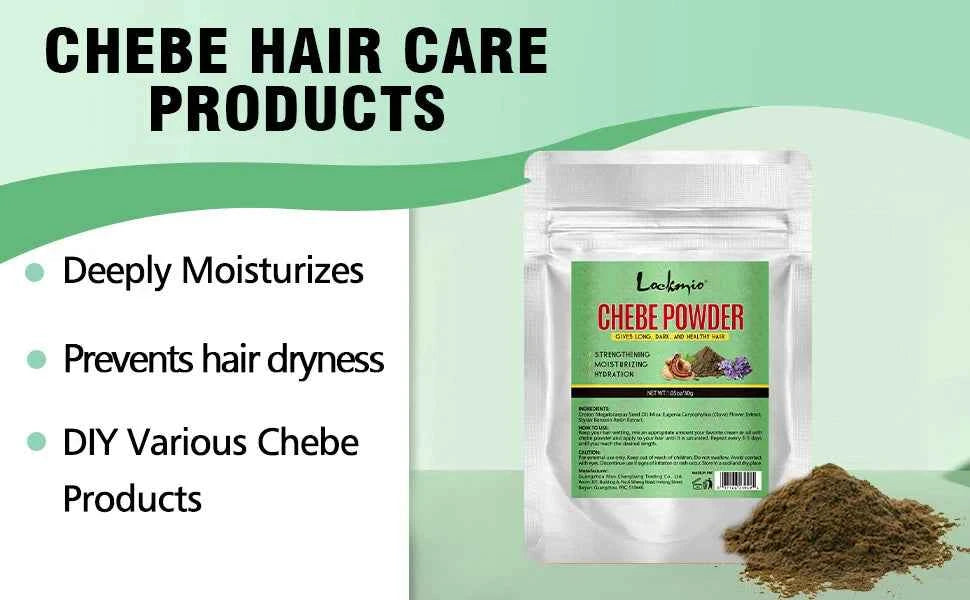 Chebe Hair Care Products Moisturizing and Nourishing DIY Essence Powder Smooth Chebe Hair Oil Powder for Dry Damaged Split Ends