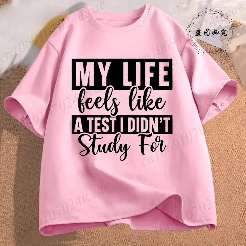 Sarcasm is my favorite Women Casual T-Shirt Harajuku Y2k slogan Designer Ladies Tee tops Female Vintage Trendy Pullover T Shirts