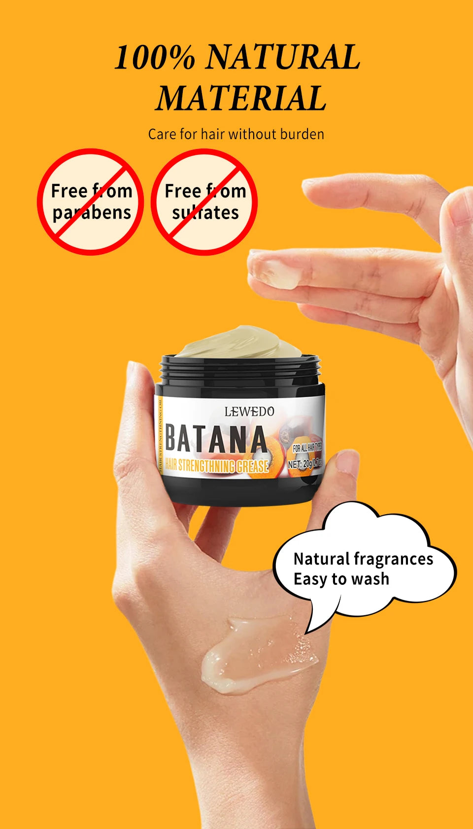 Fast Hair Growth Oil Africa Crazy Traction Alopecia batana Hair Mask Anti Hair Break Hair Strengthener Hair Loss Treatment Spray - NamafadStore